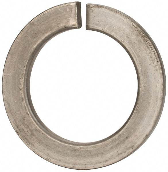 Value Collection - M48, 49mm ID, 75mm OD, 7mm Thick Split Lock Washer - 18-8 Austenitic Grade A2 Stainless Steel, Uncoated, 49mm Min ID, 50.5mm Max ID - Eagle Tool & Supply
