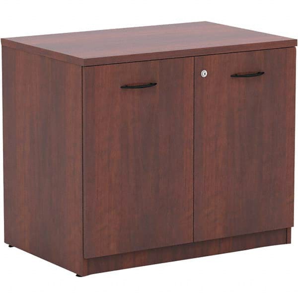 ALERA - 1 Shelf Sliding Door Storage Cabinet - Eagle Tool & Supply