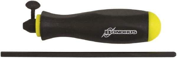 Bondhus - 0.035" Standard Hex Driver - 2.6" Blade Length, Comfort Grip Handle, 7" OAL - Eagle Tool & Supply