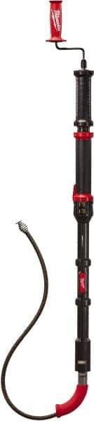 Milwaukee Tool - 1/2" Cable Diam, Bulb Auger, Closet & Drain Auger - Bulb Cable Head Style - Eagle Tool & Supply