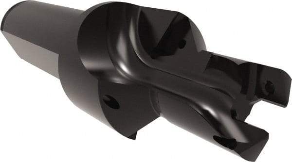 Allied Machine and Engineering - 14 to 15mm Diam, Straight Shank, 19.05mm Body Shank Diam, Combo Chamfer and Countersink Drill - TCMT 110204 Insert, 96.04mm OAL - Eagle Tool & Supply