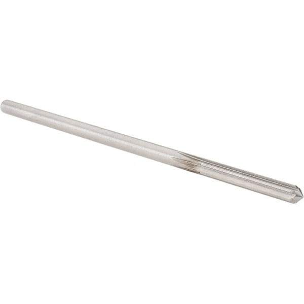 Alvord Polk - 0.1865" Cobalt 6 Flute Chucking Reamer - Straight Flute, 0.1805" Straight Shank, 1-1/8" Flute Length, 4-1/2" OAL - Eagle Tool & Supply