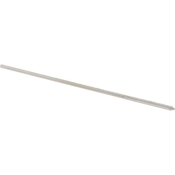 Alvord Polk - 0.0475" High Speed Steel 4 Flute Chucking Reamer - Straight Flute, 0.0455" Straight Shank, 1/2" Flute Length, 2-1/2" OAL - Eagle Tool & Supply