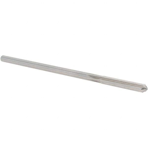 Alvord Polk - 0.1755" High Speed Steel 6 Flute Chucking Reamer - Straight Flute, 0.1645" Straight Shank, 1-1/8" Flute Length, 4-1/2" OAL - Eagle Tool & Supply