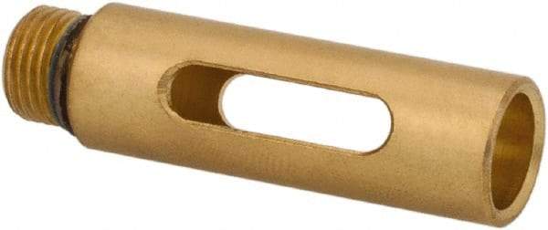 Value Collection - Blow Gun Safety Nozzle - 1/8 NPSM, 1.49" Hose Length, Brass - Eagle Tool & Supply
