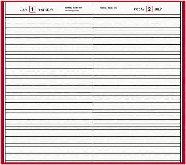 AT-A-GLANCE - 200 Sheet, 7-11/16 x 12-1/8", Composition Book - Red - Eagle Tool & Supply