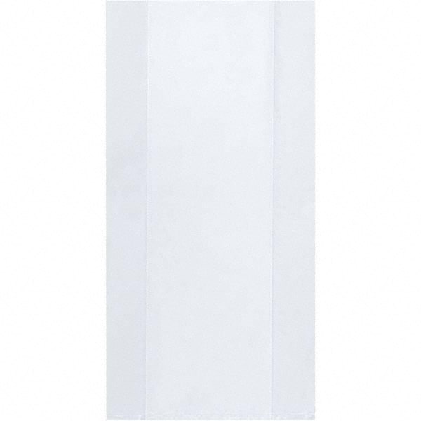 Value Collection - Pack of (1,000), 8 x 18", 2 mil Gusseted Poly Bags - Eagle Tool & Supply