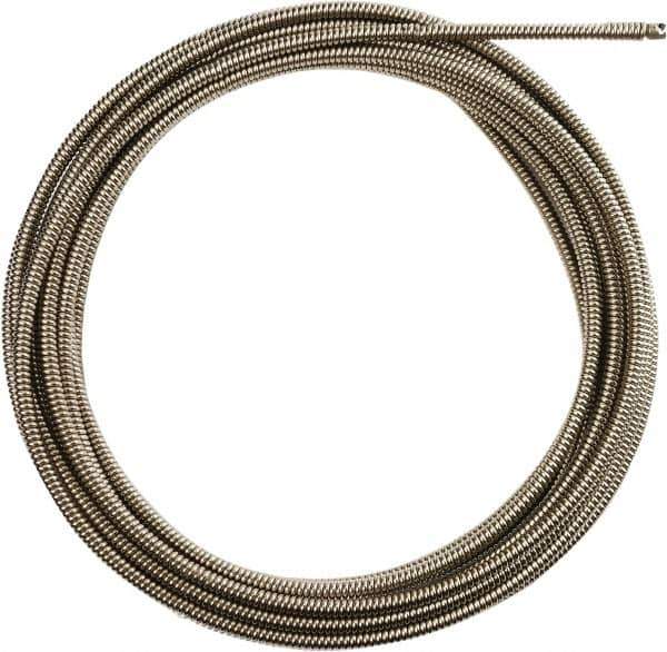 Milwaukee Tool - 1/2" x 50' Drain Cleaning Machine Cable - Inner Core, 1-1/4" to 2-1/2" Pipe, Use with Milwaukee Drain Cleaning Tools - Eagle Tool & Supply