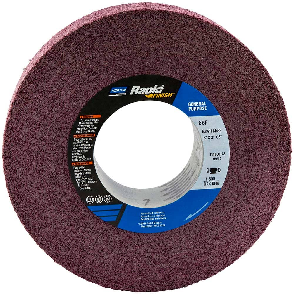 Norton - Deburring Wheels Wheel Type: Convolute Wheel Diameter (Inch): 8 - Eagle Tool & Supply