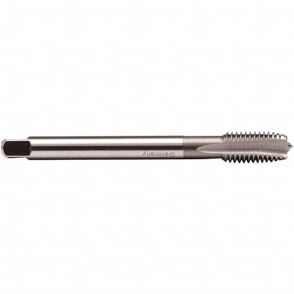 Emuge - M18x1.50 Metric Fine 6H 4 Flute Bright Finish HSS-E Spiral Point Tap - Eagle Tool & Supply