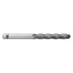8mm Dia. - 102mm OAL - Bright CBD - Ball End SE EM - 4 FL - Eagle Tool & Supply
