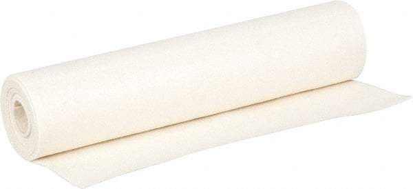 Made in USA - 1/16 Inch Thick x 60 Inch Wide x 12 Inch Long, Pressed Wool Felt Sheet - 1 Lbs/Square Yd., White, 500 psi - Eagle Tool & Supply