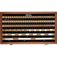 Precision Inch and Metric Rectangular Gage Block Set - Model 516-902-26-81 Pieces - Grade 2(A+) - Steel - Eagle Tool & Supply
