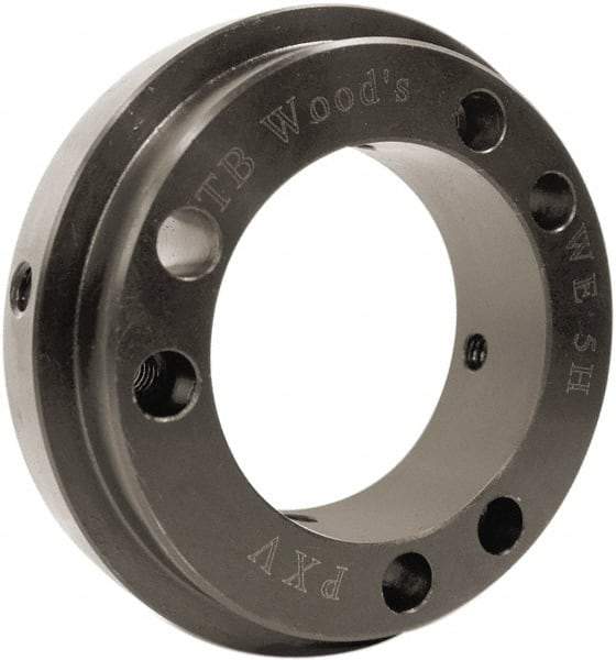 TB Wood's - 9-1/4" Hub, WE70 Flexible Bushed Coupling Hub - 9-1/4" OD, 3-1/2" OAL, Steel, Order 2 Hubs with Same OD & 1 Insert for Complete Coupling - Eagle Tool & Supply