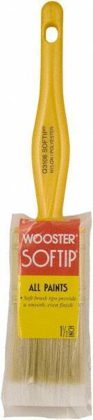 Wooster Brush - 1-1/2" Synthetic General Purpose Paint Brush - 2-3/16" Bristle Length, Plastic Handle - Eagle Tool & Supply