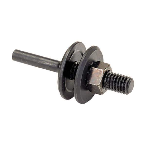 WALTER Surface Technologies - 3/8" Hole, Wheel Mandrel - 5/16" Shank Diam - Eagle Tool & Supply