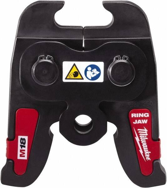 Milwaukee Tool - 2-1/2 to 4 Inch Jaw Range, Presser Replacement Jaw - For Use with M18 FORCE LOGIC Press Tool - Eagle Tool & Supply