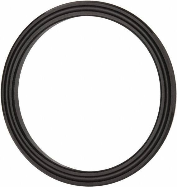 Value Collection - 3-1/4" Inside Diam x 3-3/4" Outside Diam Lip Seal Type B - 3/8" High, Polyurethane - Eagle Tool & Supply
