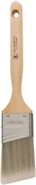 Wooster Brush - 2-1/2" Angled Synthetic Sash Brush - 2-15/16" Bristle Length, 7.13" Wood Fluted Handle - Eagle Tool & Supply