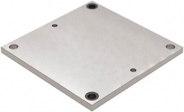 Jergens - 16" Long x 16" Wide Steel Fixture Plate - 1" Plate Thickness - Eagle Tool & Supply
