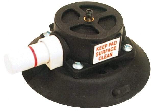 Woods Power-Grip - 40 Lb. Capacity Vacuum Mount Lifter - 4-1/2 Inch Diameter Polycarbonate Cup and 1/4-20 x 5/16 Inch Length Stud Mount - Eagle Tool & Supply