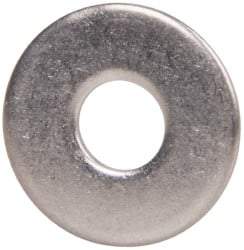 Value Collection - M5 Screw, Grade 18-8 Stainless Steel Fender Flat Washer - 5.3mm ID x 15mm OD, Plain Finish - Eagle Tool & Supply