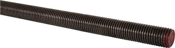 Value Collection - 1-1/8-7 UNC (Coarse), 6' Long, Alloy Steel Threaded Rod - Right Hand Thread - Eagle Tool & Supply