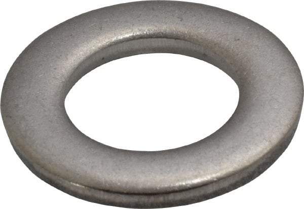 Value Collection - M16 Screw, Grade 18-8 Stainless Steel Standard Flat Washer - 17mm ID x 30mm OD, 3mm Thick - Eagle Tool & Supply