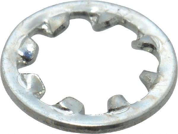 Value Collection - M6 Screw, 6.4mm ID, Spring Steel Internal Tooth Lock Washer - 11mm OD, Zinc-Plated, Grade 2 - Eagle Tool & Supply