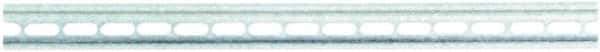 Square D - 48 Inch Long x 0.81 Inch Wide x 0.22 Inch High, Steel Mounting Track - Eagle Tool & Supply