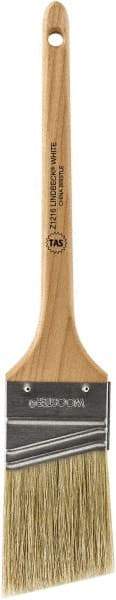 Wooster Brush - 2" Angled Hog Sash Brush - 2-11/16" Bristle Length, 7-7/8" Maple Rattail Handle - Eagle Tool & Supply