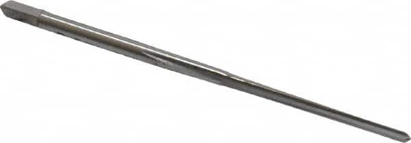 Alvord Polk - #7/0 Pin, 0.0666" Diam, 0.0497" Small End, 0.0781" Diam Straight Shank, 13/16" Flute, Taper Pin Reamer - Eagle Tool & Supply