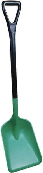 Remco - 13-7/8" High Square Plastic Shovel - 30-7/8" Long D-Grip Handle - Eagle Tool & Supply