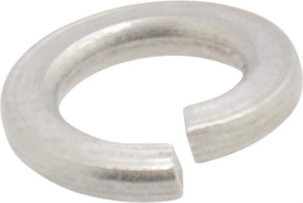Value Collection - M5, 5.1mm ID, 9.2mm OD, 1.2mm Thick Split Lock Washer - 316 Austenitic Grade A4 Stainless Steel, Uncoated, 5.1mm Min ID, 5.4mm Max ID, 9.2mm Max OD - Eagle Tool & Supply