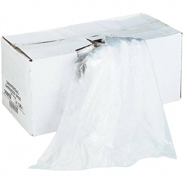 UNIVERSAL - Clear Shredder Waste Bag - Use with Shredder - Eagle Tool & Supply