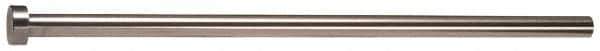 Gibraltar - 8.2mm Pin Diam, 14mm Head Diam x 5mm Head Height, 630mm OAL, Straight Ejector Pin - Steel, 625mm Pin Length - Eagle Tool & Supply