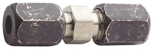 Made in USA - 3/4" OD, Grade 316Stainless Steel Union - 1-1/8" Hex, Comp x Comp Ends - Eagle Tool & Supply
