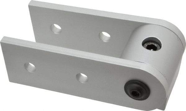 80/20 Inc. - 3" High, Open Shelving 90° 3" Arm Pivot - Aluminum, Use with Series 15 & Bolt Kit 3320 or 3325 - Eagle Tool & Supply