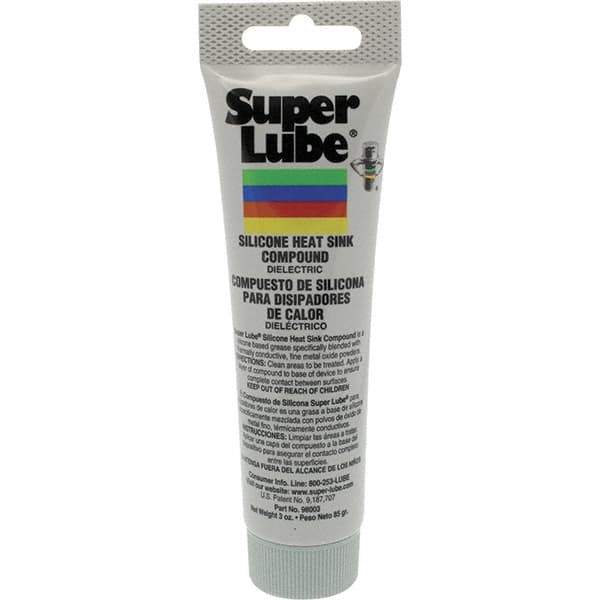 Synco Chemical - 3 oz Tube Silicone Heat-Transfer Grease - White, 450°F Max Temp, - Eagle Tool & Supply