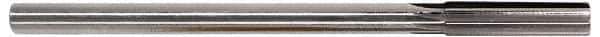 Alvord Polk - 1-3/16" Cobalt 10 Flute Chucking Reamer - Straight Flute, 1" Straight Shank, 2-7/8" Flute Length, 11" OAL - Eagle Tool & Supply