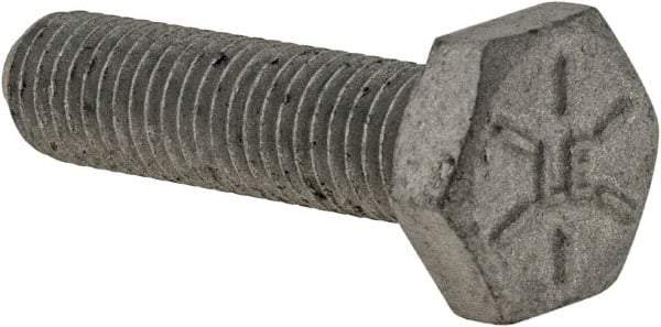 Armor Coat - 1/4-28 UNF, 1" Length Under Head Hex Head Cap Screw - Fully Threaded, Grade 8 Steel, 7/16" Hex - Eagle Tool & Supply