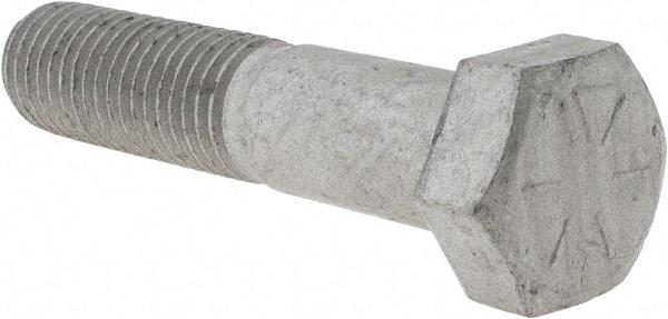Armor Coat - 3/4-10 UNC, 3-1/2" Length Under Head Hex Head Cap Screw - Partially Threaded, Grade 8 Steel, 1-1/8" Hex - Eagle Tool & Supply