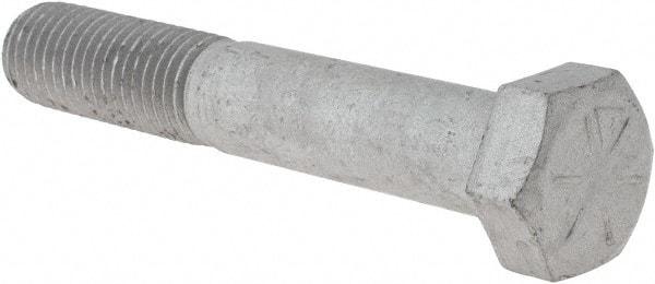 Armor Coat - 3/4-10 UNC, 4-1/2" Length Under Head Hex Head Cap Screw - Partially Threaded, Grade 8 Steel, 1-1/8" Hex - Eagle Tool & Supply
