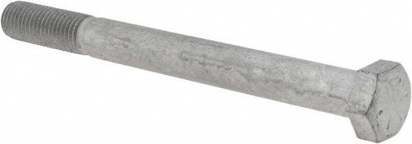 Armor Coat - 3/4-10 UNC, 8" Length Under Head Hex Head Cap Screw - Partially Threaded, Grade 8 Steel, 1-1/8" Hex - Eagle Tool & Supply