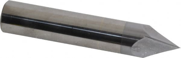 Accupro - 3/4" Diam 2 Flute Single End Solid Carbide Chamfer Mill - Eagle Tool & Supply