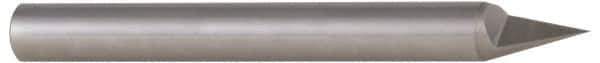 Accupro - 1/2 Inch Diameter, 3 Inch Overall Length, 5/8 Inch Split Length, Solid Carbide, Conical Point Split End Carbide Blank - Single End, 60° Point - Eagle Tool & Supply