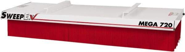 Sweepex - 12" Long x 72" Wide Sweeper Accessory - Stiff Polypropylene Bristles - Eagle Tool & Supply