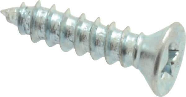 Value Collection - #4 Flat Head Phillips Sheet Metal Screw - Steel, 1/2" OAL, Grade 2 - Eagle Tool & Supply