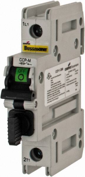 Cooper Bussmann - 1 Phase, 240VAC, 1 Pole, Open Fused Cam & Disconnect Switch - 1 Wire - Eagle Tool & Supply