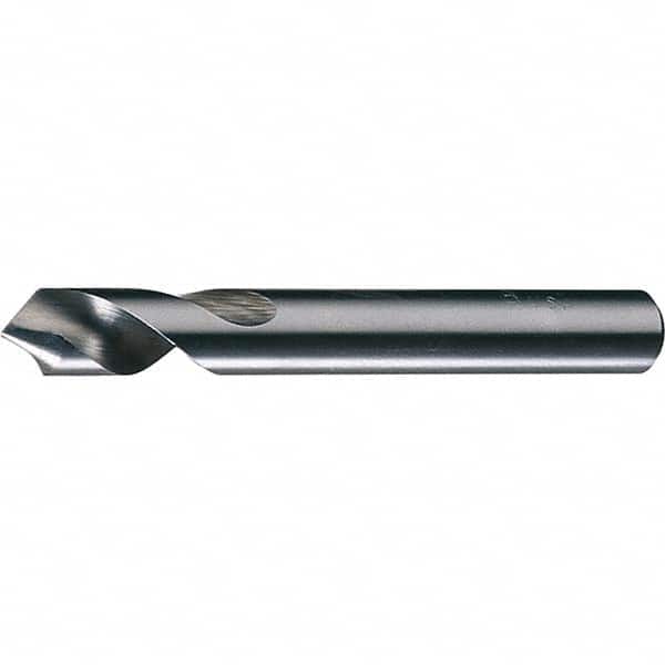 Chicago-Latrobe - 5/8" Body Diam, 90°, 4-1/4" OAL, High Speed Steel Spotting Drill - Eagle Tool & Supply